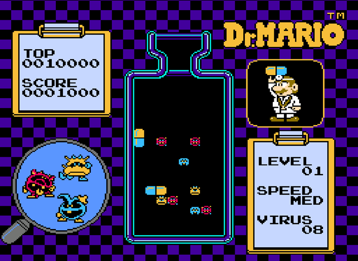 Dr. Mario jugando