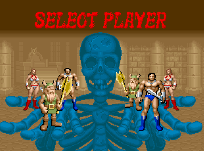 Golden Axe elegir jugador