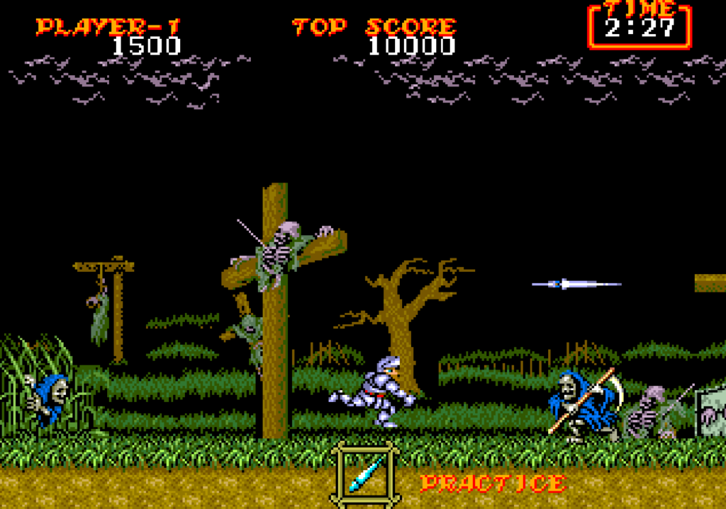 Jugando a Ghouls ´n Ghosts