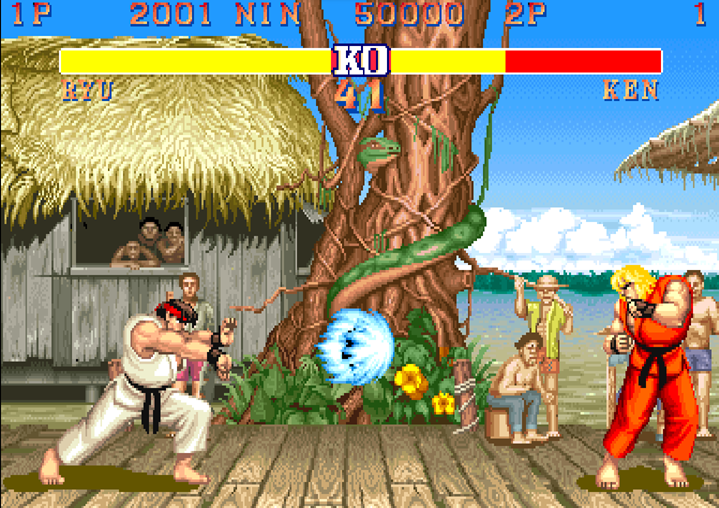 Street Fighter ataque de Ryu