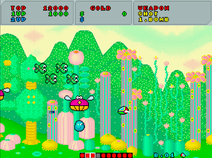Jugando Fantasy Zone